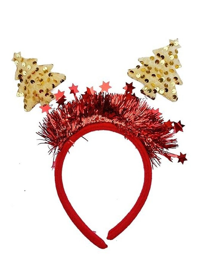 Partunay 1 Pcs Xmas Tree Christmas Tree Hairband Christmas Headbands Christmas Costume for Kids Adults Christmas Xmas Props Party Favor Christmas Xmas New Year Celebration Item